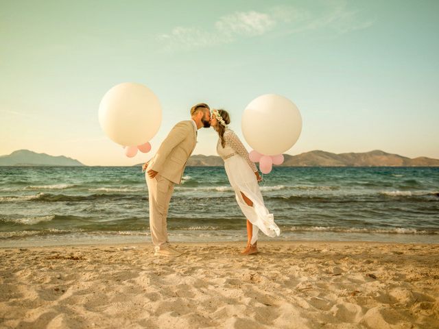 John and Anna&apos;s Wedding in Santorini, Greece 10