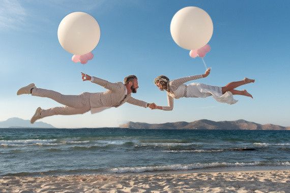 John and Anna&apos;s Wedding in Santorini, Greece 11