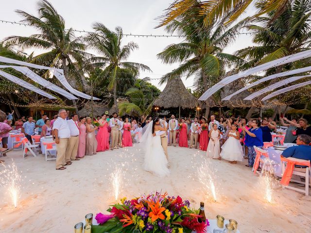 Michelle and Osiel&apos;s Wedding in Belize District, Belize 43