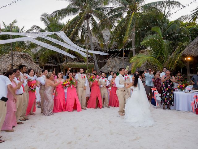 Michelle and Osiel&apos;s Wedding in Belize District, Belize 46