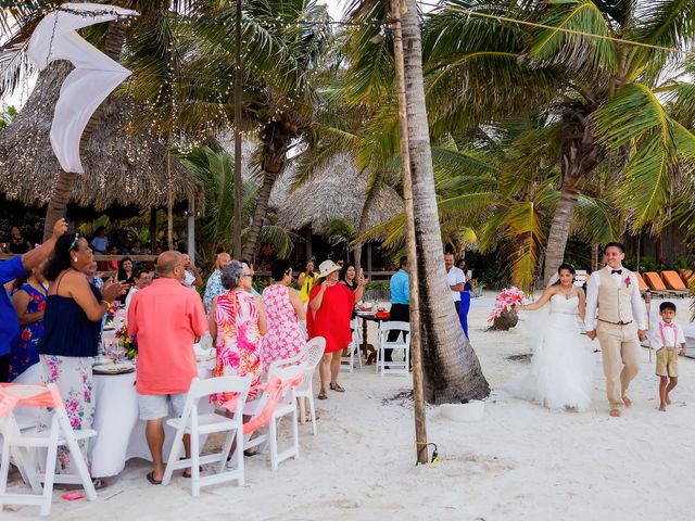 Michelle and Osiel&apos;s Wedding in Belize District, Belize 49