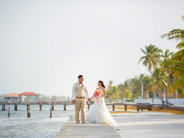 Michelle and Osiel&apos;s Wedding in Belize District, Belize 77