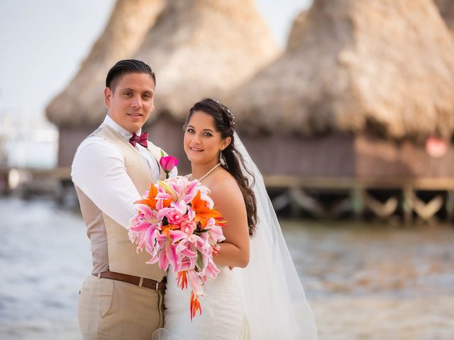 Michelle and Osiel&apos;s Wedding in Belize District, Belize 83