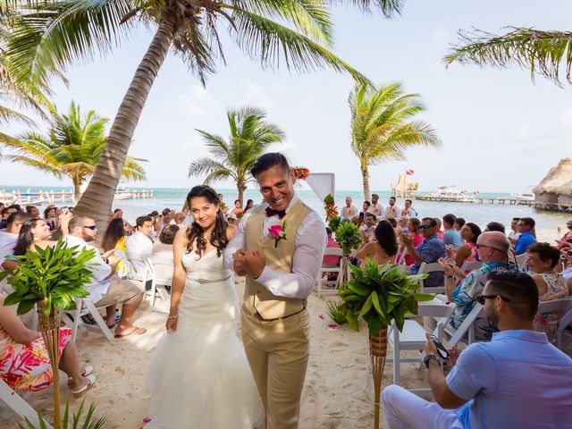 Michelle and Osiel&apos;s Wedding in Belize District, Belize 85