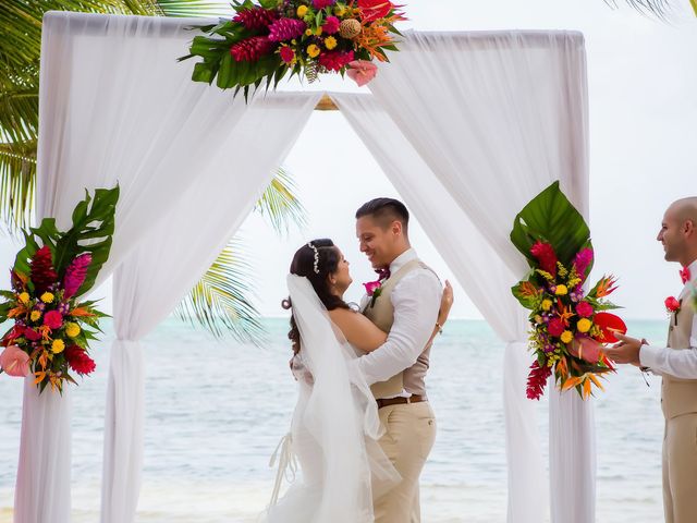 Michelle and Osiel&apos;s Wedding in Belize District, Belize 87
