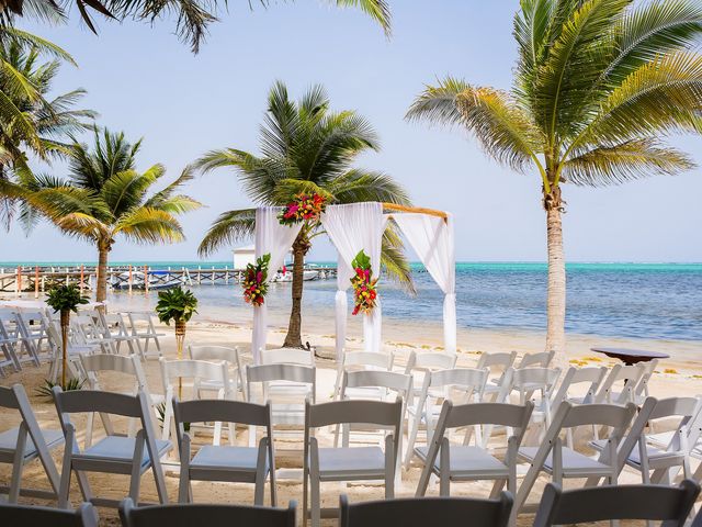 Michelle and Osiel&apos;s Wedding in Belize District, Belize 131