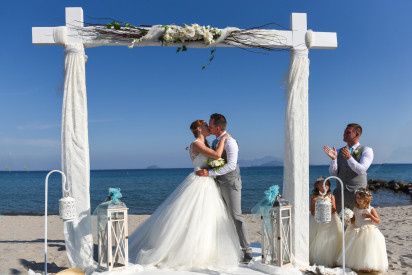 Greg and Kally&apos;s Wedding in Kos, Greece 8