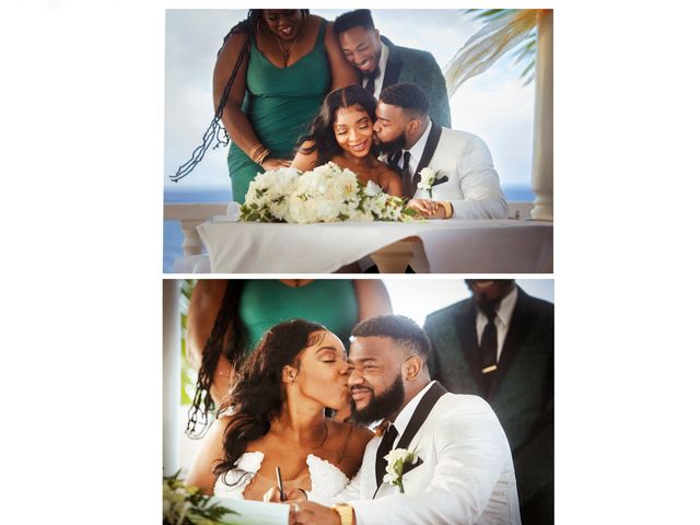 Shadrach and Tahiesha&apos;s Wedding in Runaway Bay, Jamaica 9