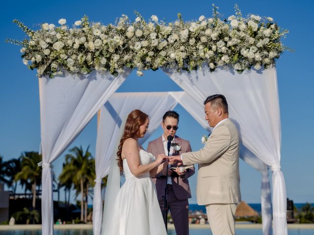 Mike and Anna's Wedding in Cancun, Mexico 11