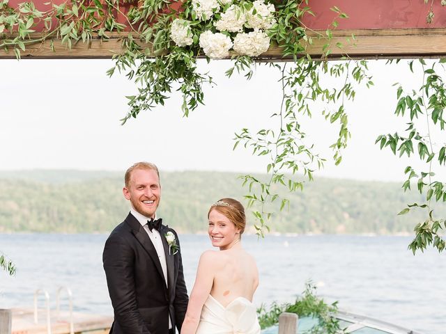 George and Sarah&apos;s Wedding in Lake George, New York 32