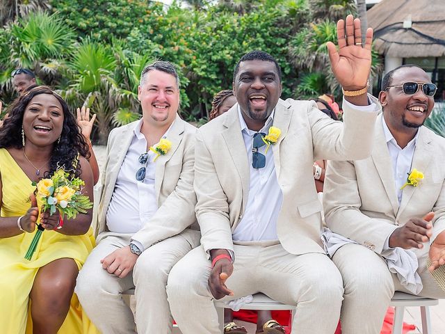 Roland and Armelle&apos;s Wedding in Akumal, Mexico 32