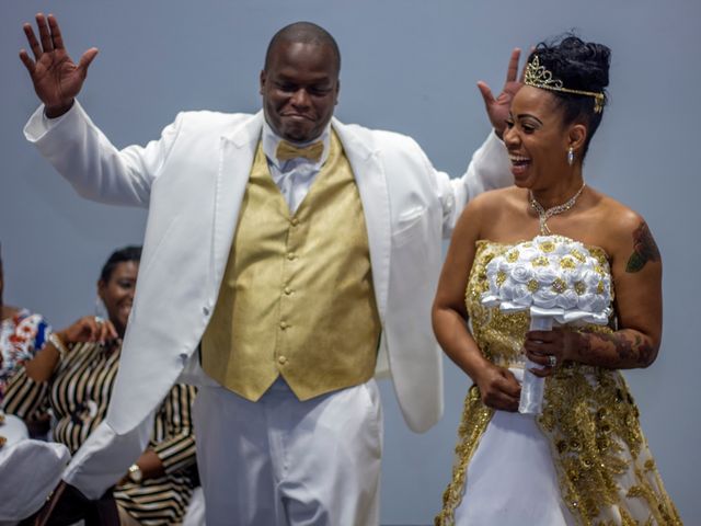 Tee Akins and Tee Royal&apos;s Wedding in Forest Park, Georgia 13