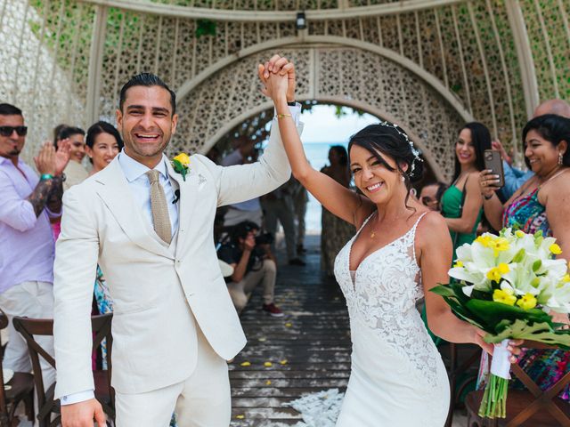 Justin and Michelle&apos;s Wedding in Playa del Carmen, Mexico 24