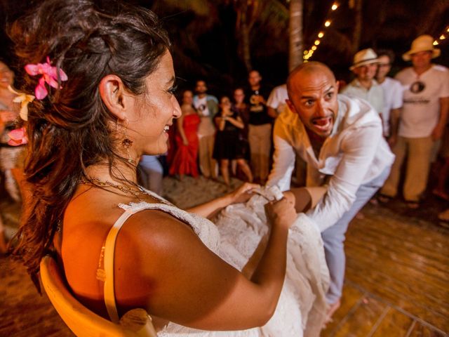 Gabriel and Shinkari&apos;s Wedding in Playa del Secreto, Mexico 50