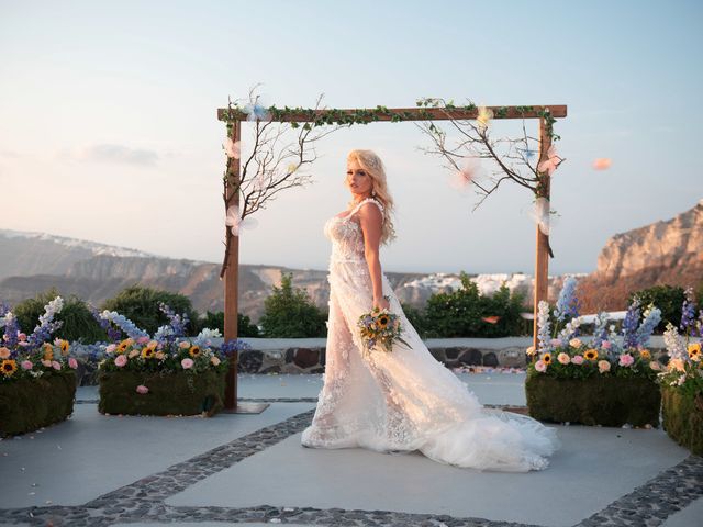 Richard and Eleni&apos;s Wedding in Santorini, Greece 3