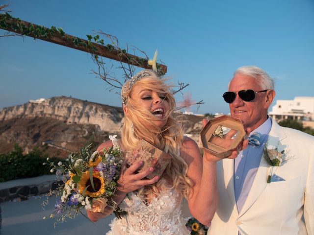 Richard and Eleni&apos;s Wedding in Santorini, Greece 6