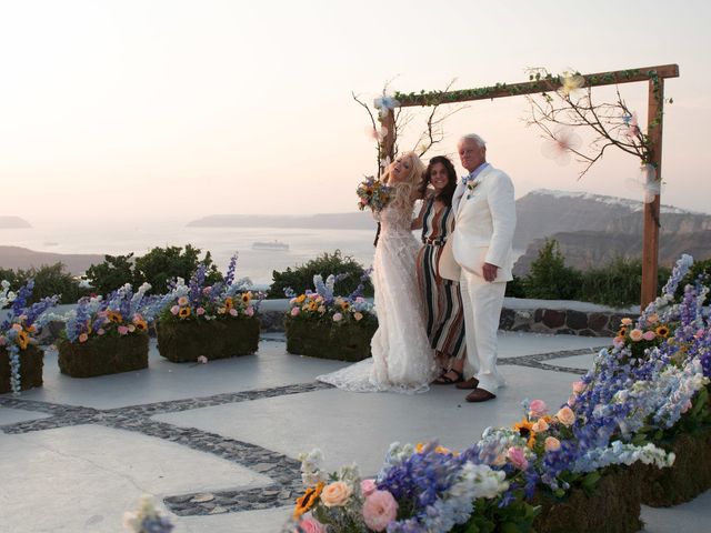 Richard and Eleni&apos;s Wedding in Santorini, Greece 7