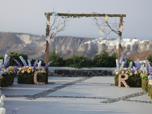 Richard and Eleni&apos;s Wedding in Santorini, Greece 13