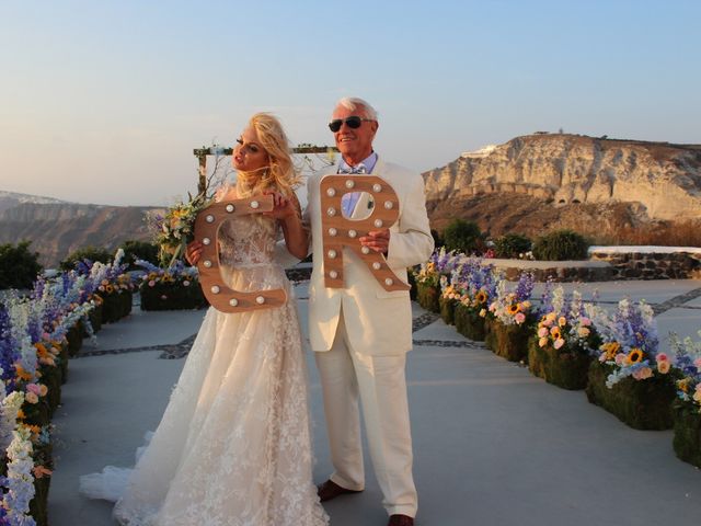 Richard and Eleni&apos;s Wedding in Santorini, Greece 14
