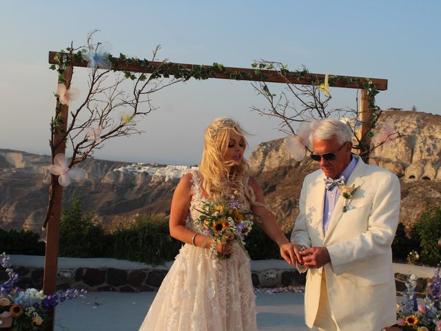 Richard and Eleni&apos;s Wedding in Santorini, Greece 18