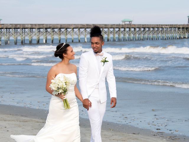 Marqueece and Mikayla&apos;s Wedding in Folly Beach, South Carolina 13