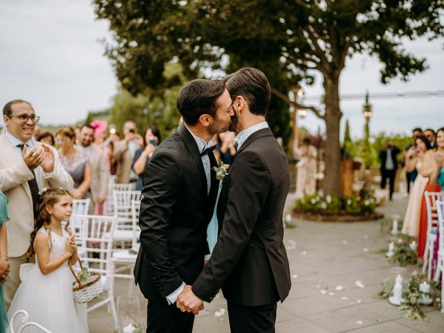 Nicola and Andrea's Wedding in Siena, Italy 45