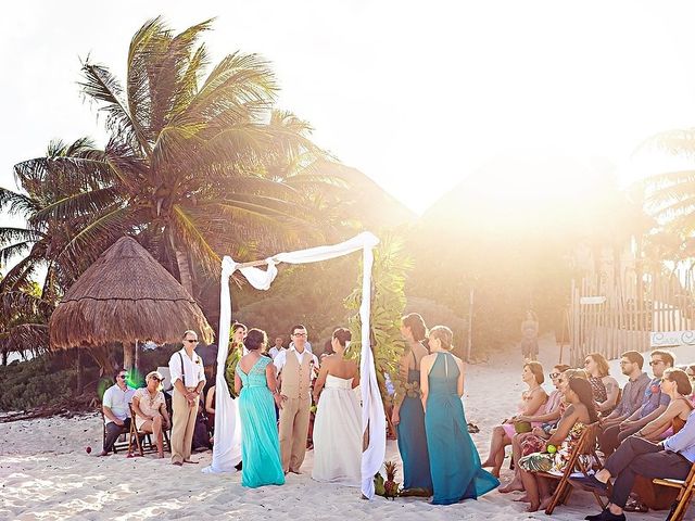 Mike and Brooke's Wedding in Tulum, Mexico 32
