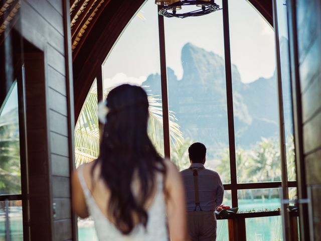 Jay and Noran&apos;s Wedding in Bora Bora, French Polynesia 16