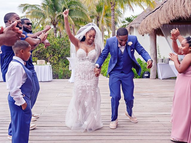 LaRence and Alexis&apos;s Wedding in Cancun, Mexico 14