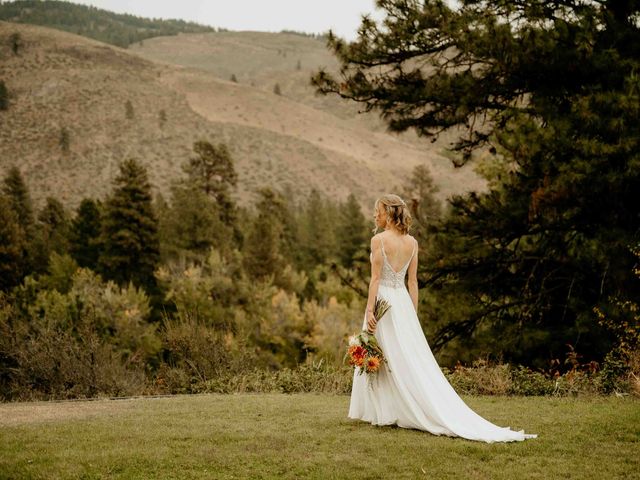 Josh and Lizzy&apos;s Wedding in Winthrop, Washington 47