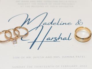 The wedding of Madeline and Harshal 1