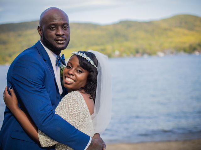 Sheiliesh and Omar&apos;s Wedding in Lake George, New York 17