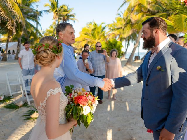 Kendall and Mark&apos;s Wedding in Belize District, Belize 26