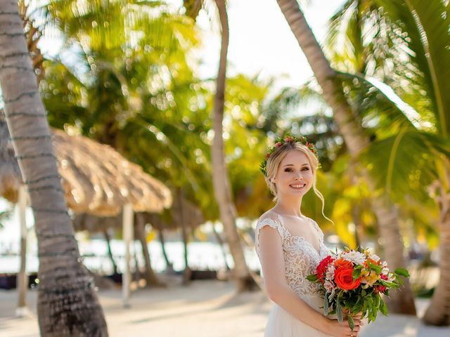 Kendall and Mark&apos;s Wedding in Belize District, Belize 35