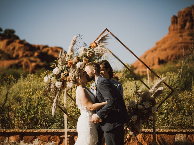 Cameron and Taylor&apos;s Wedding in Sedona, Arizona 36