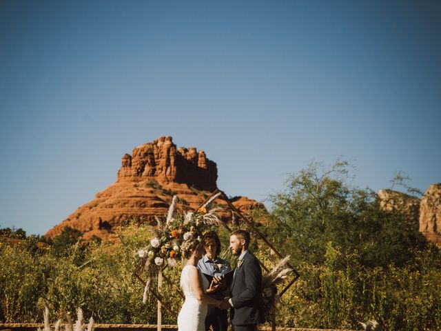 Cameron and Taylor&apos;s Wedding in Sedona, Arizona 37