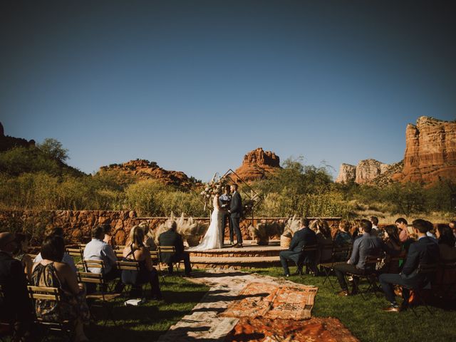 Cameron and Taylor&apos;s Wedding in Sedona, Arizona 38