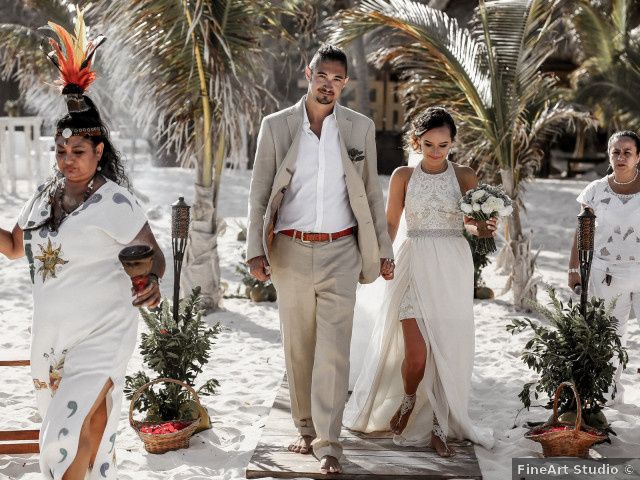 Brian and Brittany's Wedding in Tulum, Mexico