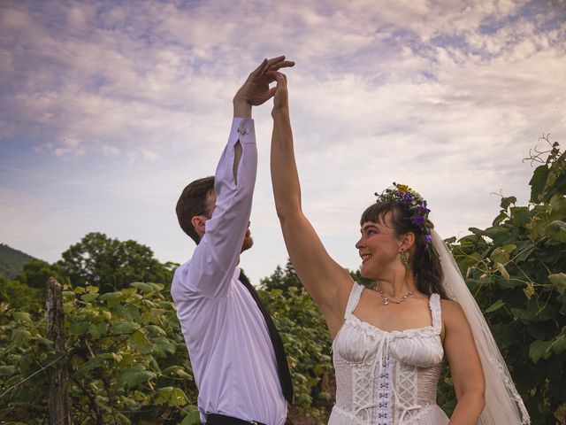 Bill and Caroline's Wedding in Naples, New York 6