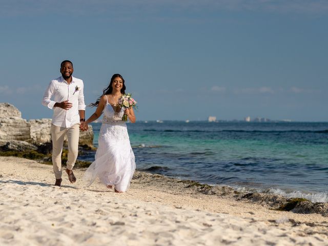 Guilherme and Caren&apos;s Wedding in Cancun, Mexico 10