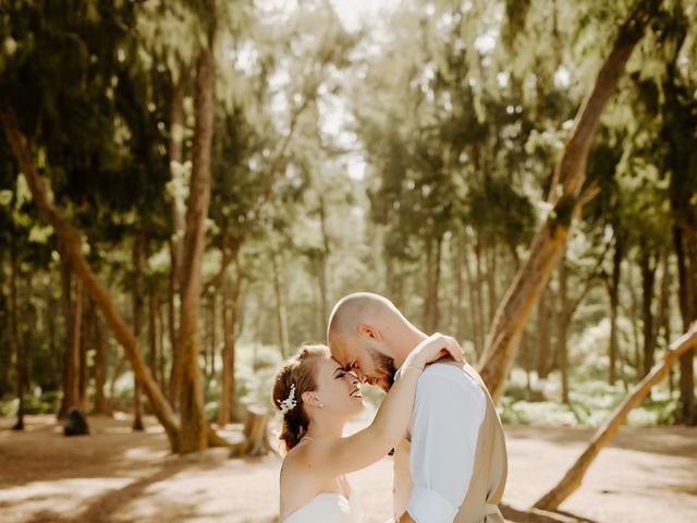 Michael and Adrian&apos;s Wedding in Waimanalo, Hawaii 11