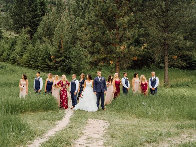 Jennae and Brydon&apos;s Wedding in Alberton, Montana 35