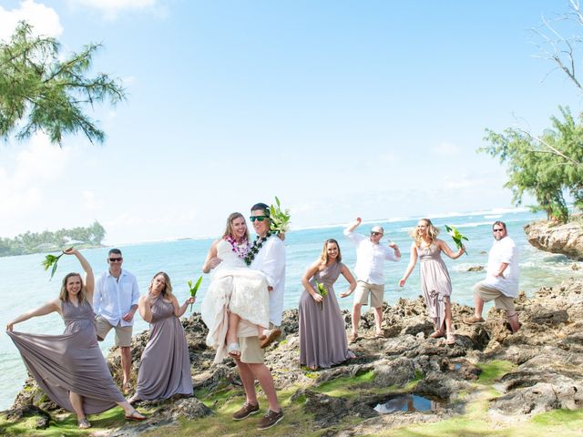 Bret and Dez&apos;s Wedding in Laie, Hawaii 31