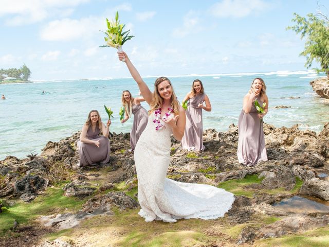 Bret and Dez&apos;s Wedding in Laie, Hawaii 32