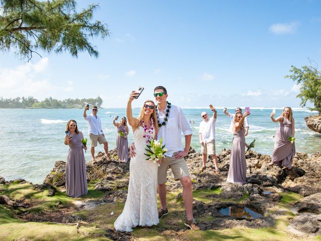 Bret and Dez&apos;s Wedding in Laie, Hawaii 34