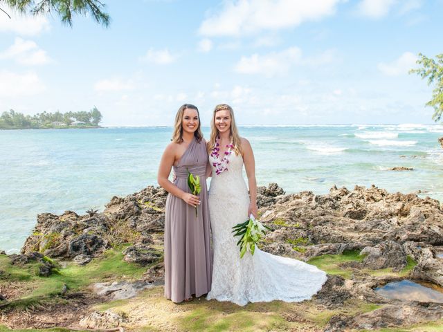 Bret and Dez&apos;s Wedding in Laie, Hawaii 30