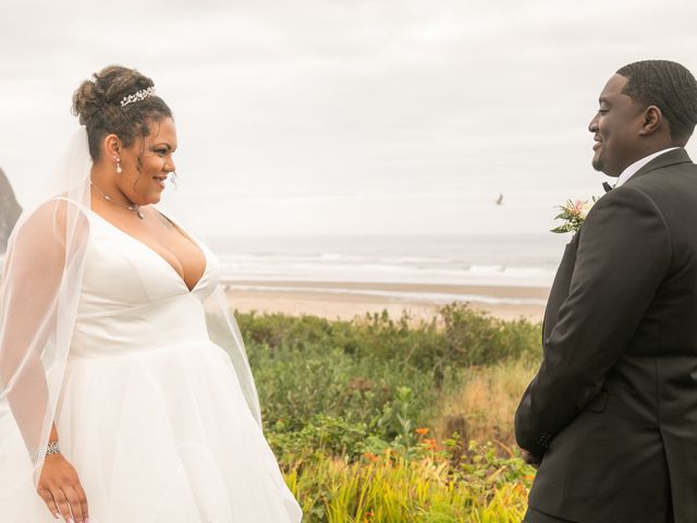 Isiah and Lillie&apos;s Wedding in Cannon Beach, Oregon 6