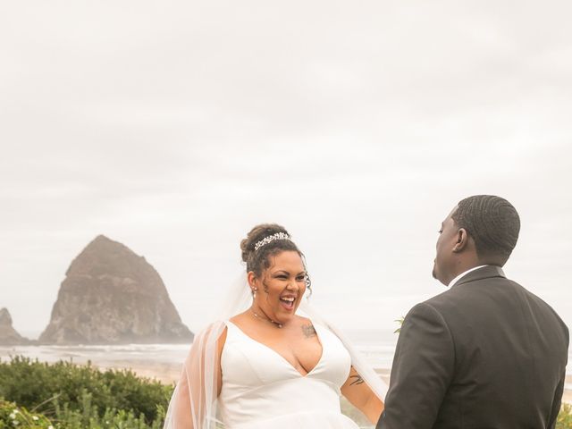 Isiah and Lillie&apos;s Wedding in Cannon Beach, Oregon 8