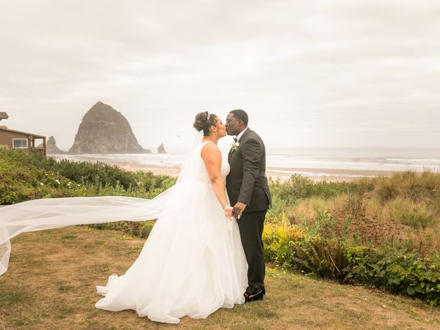 Isiah and Lillie&apos;s Wedding in Cannon Beach, Oregon 11