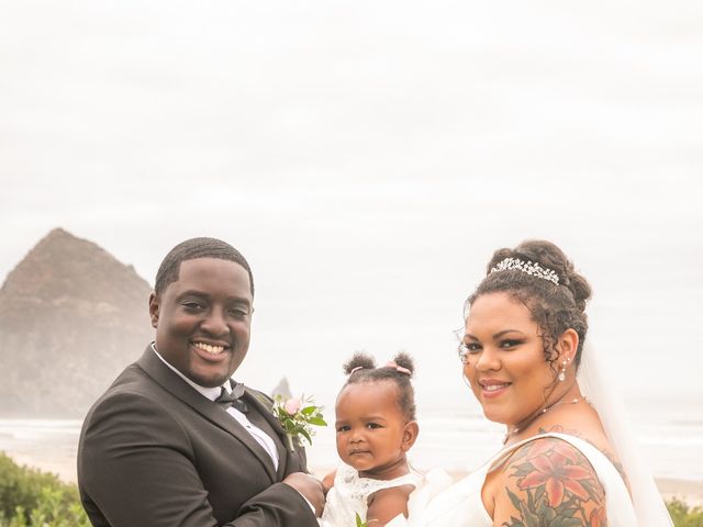 Isiah and Lillie&apos;s Wedding in Cannon Beach, Oregon 21